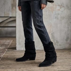 Shara | Botas de Gamuza Antideslizantes - Brandy Shoes