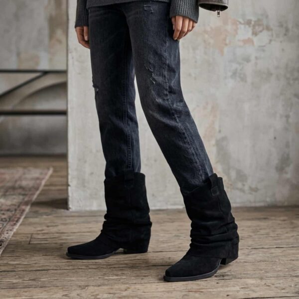 Shara | Botas de Gamuza Antideslizantes - Brandy Shoes