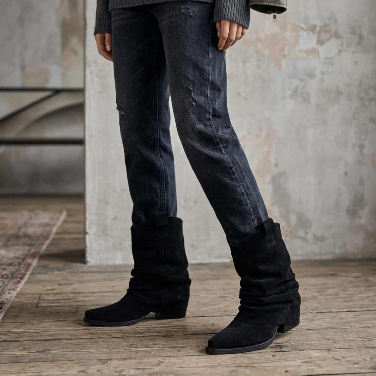 Shara | Botas de Gamuza Antideslizantes - Brandy Shoes