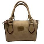 Zoe | Cartera Baúl de Cuero - Brandy Shoes