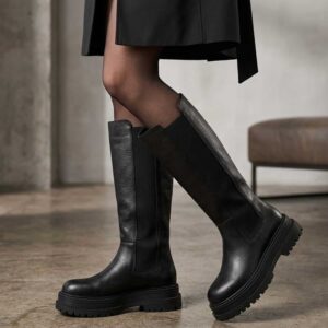 Copenhague | Botas de Cuero con Elásticos - Brandy Shoes