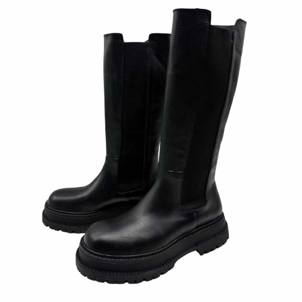 Copenhague | Botas de Cuero con Elásticos - Brandy Shoes