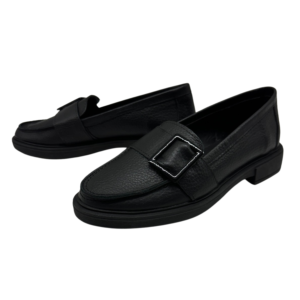 Dalia | Mocasines de Cuero Vacuno con Hebillas - Brandy Shoes